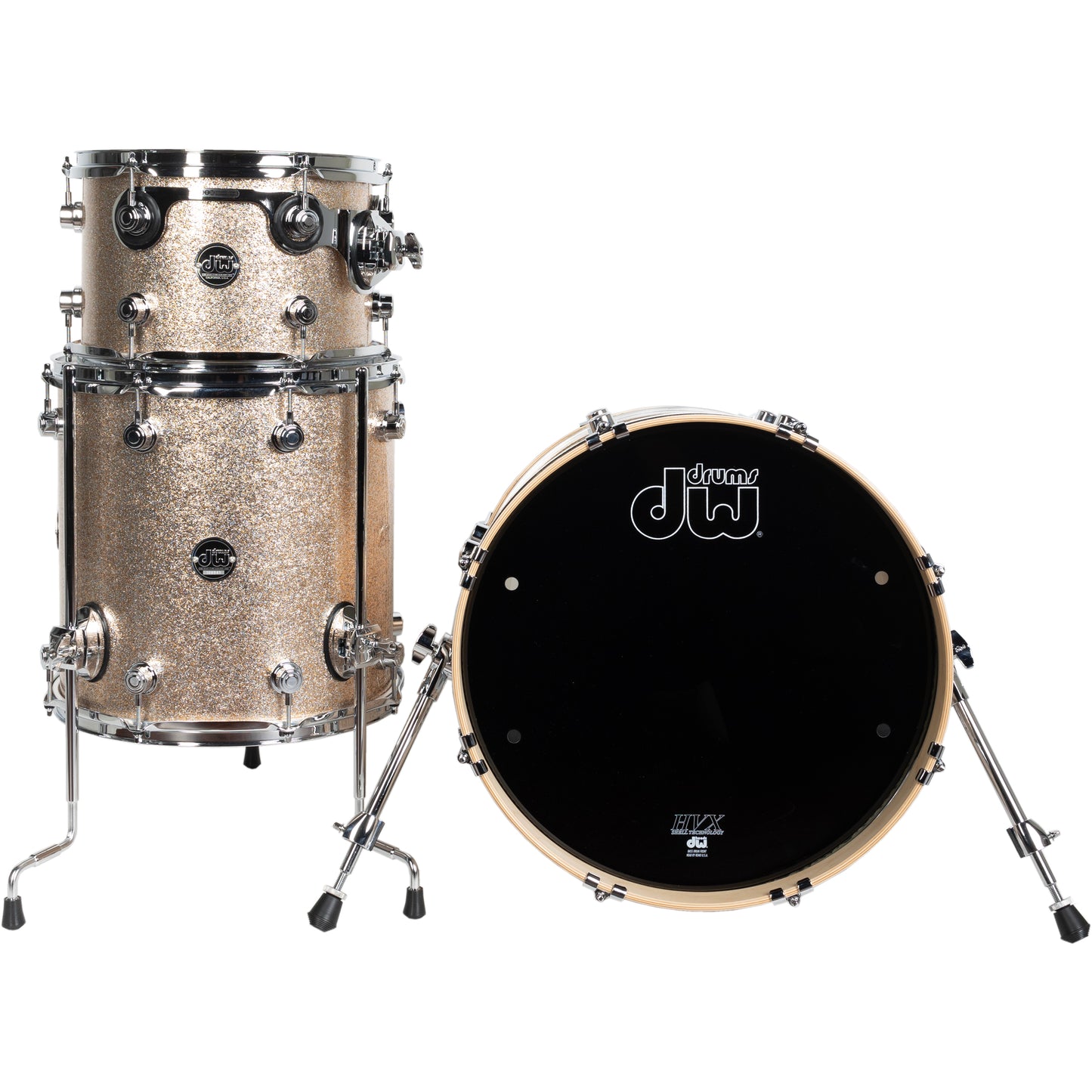 Drum Workshop Performance Series 3-Piece Shell Kit - Bermuda Sparkle