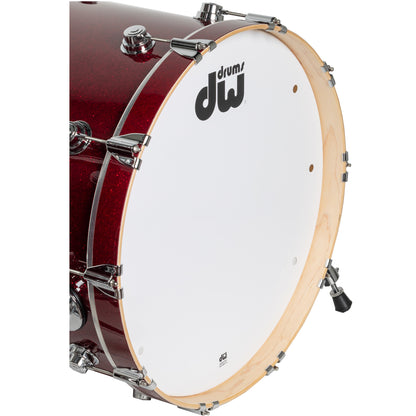 Drum Workshop Collectors Jazz Series 4-Piece Shell Kit - Ruby Glass