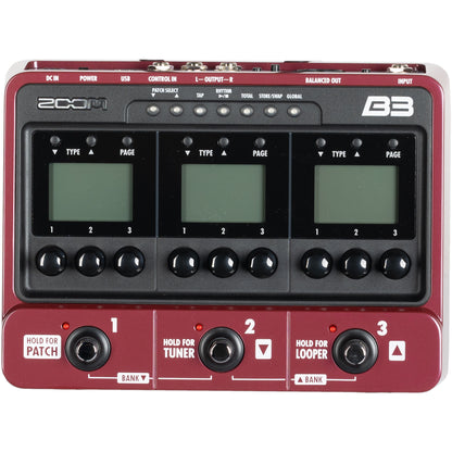 Zoom B3 Bass Effects Pedal