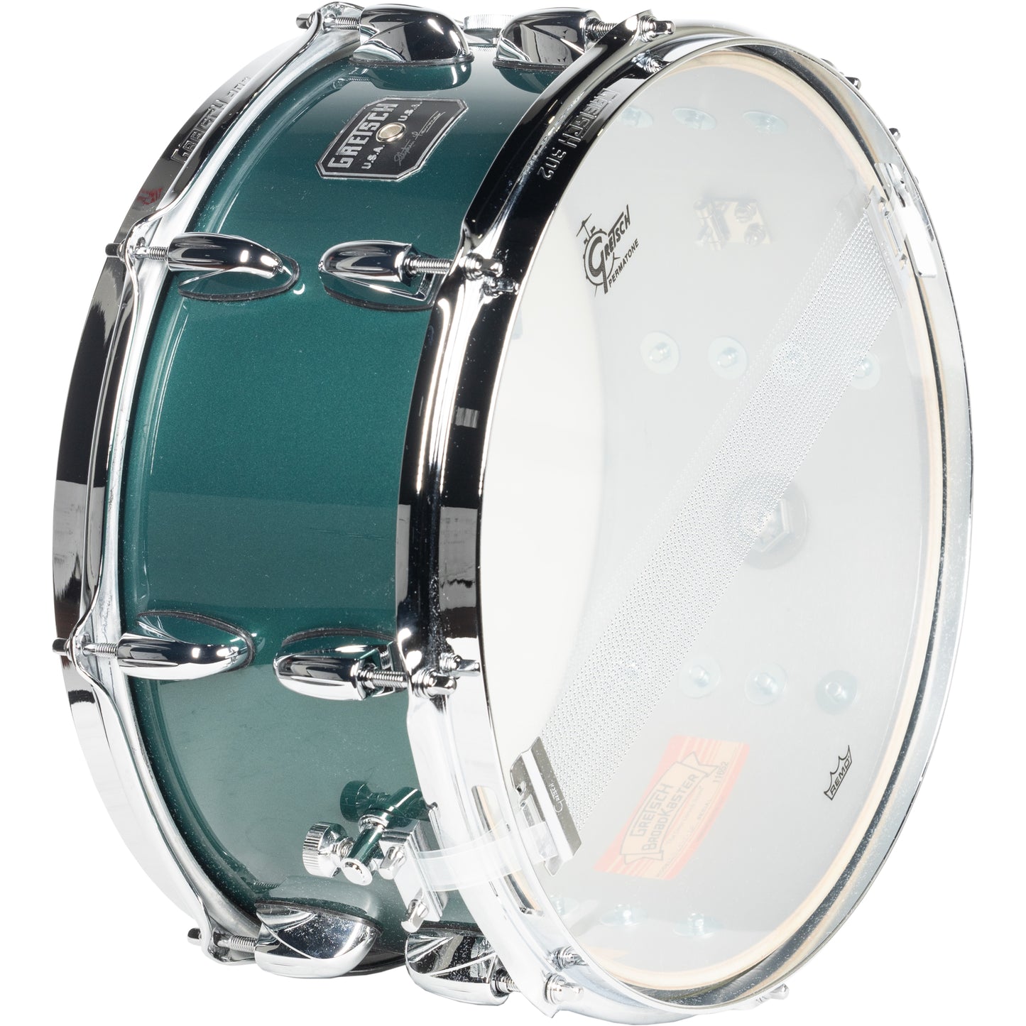 Gretsch Artist Signature Steve Ferrone 6.5x14 Snare Drum - Cadillac Green