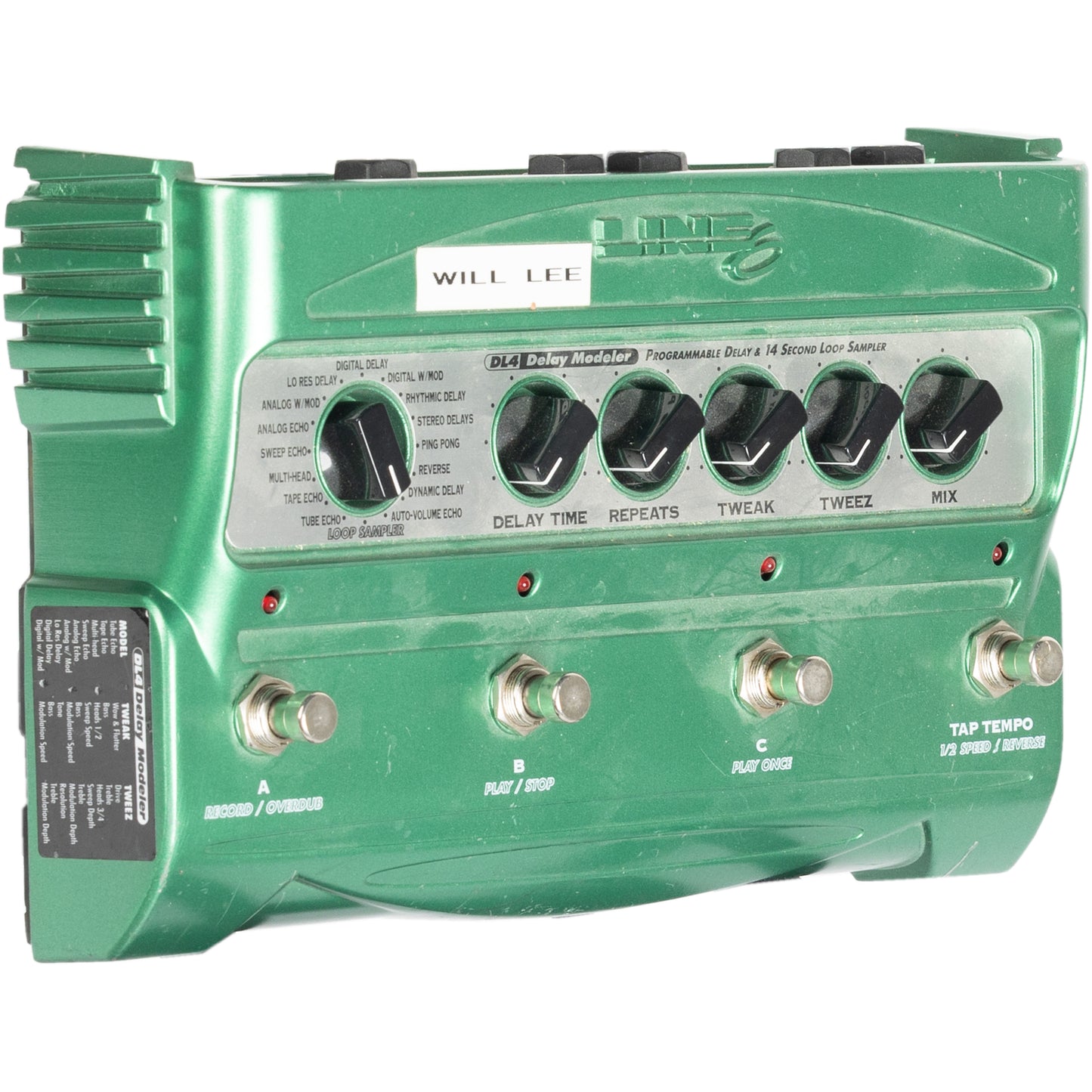 Line 6 DL4 Stompbox Series Delay Modeling Effects Pedal