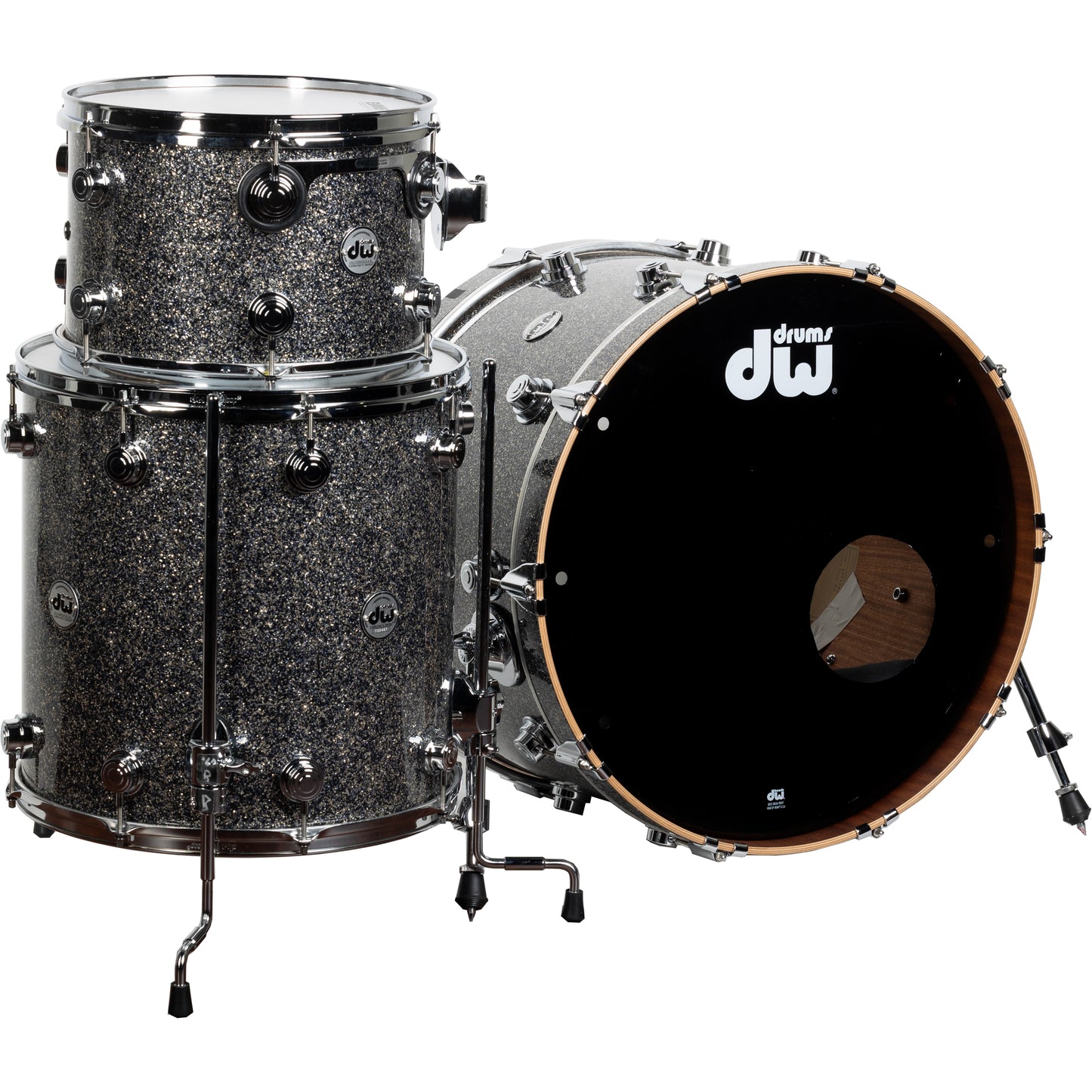 Drum Workshop Collectors Series 3-Piece Shell Kit - Black Galaxy