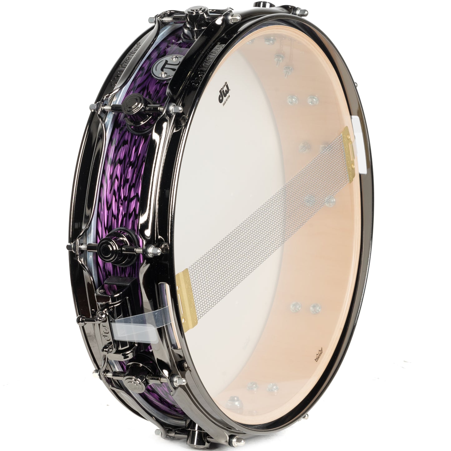 Drum Workshop Collectors Series 3.14x14 Pi Snare Drum - Purple Silk Onyx