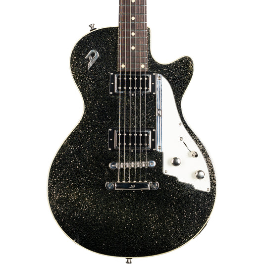 Duesenberg Starplayer D6 Baritone Electric Guitar - Black Sparkle