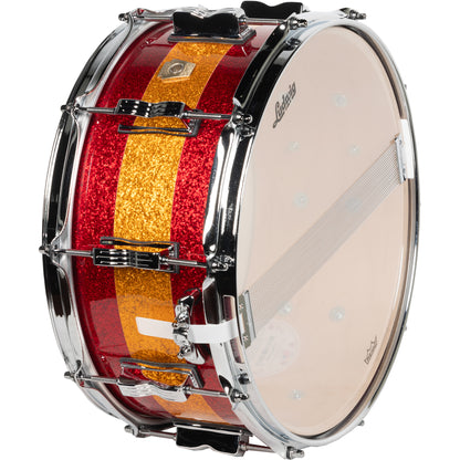 Ludwig Limited Edition Classic Maple 6.5x14 Snare Drum - Red Gold Red Sparkle