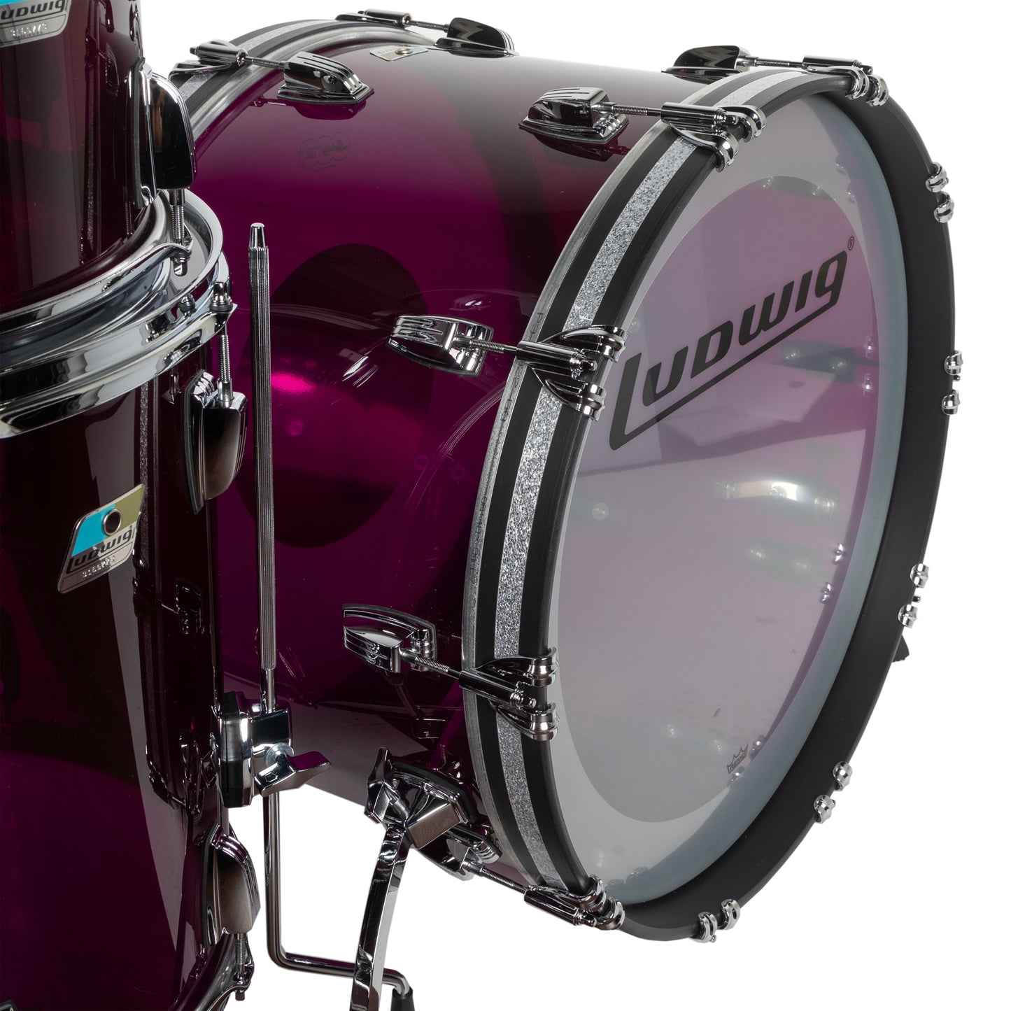 Ludwig Limited Edition Vistalite 3-Piece Shell Kit - Purple