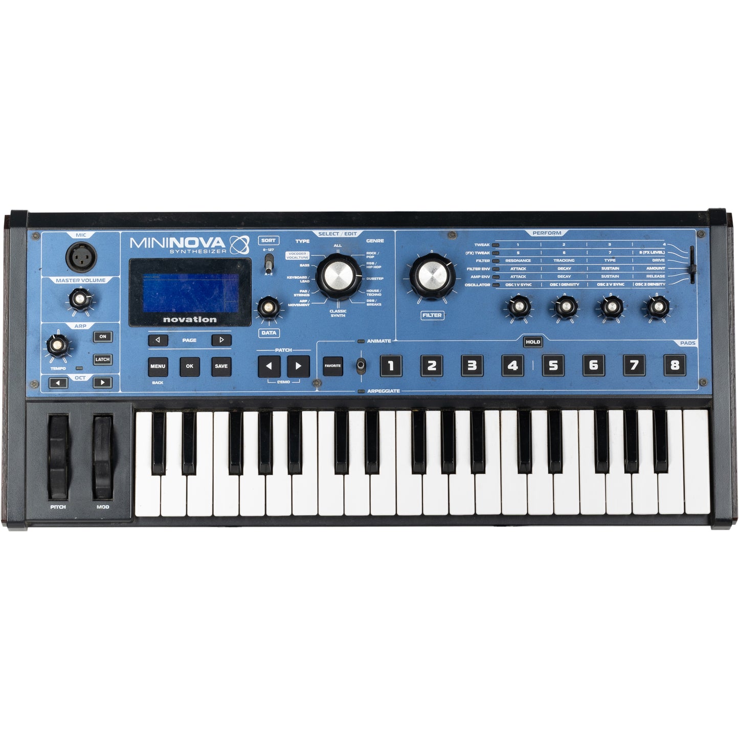 Novation MiniNova 37-Note Synthesizer Keyboard