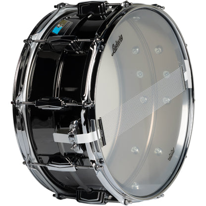 Ludwig LB417 Black Beauty 6.5x14 Snare Drum- B Stock-