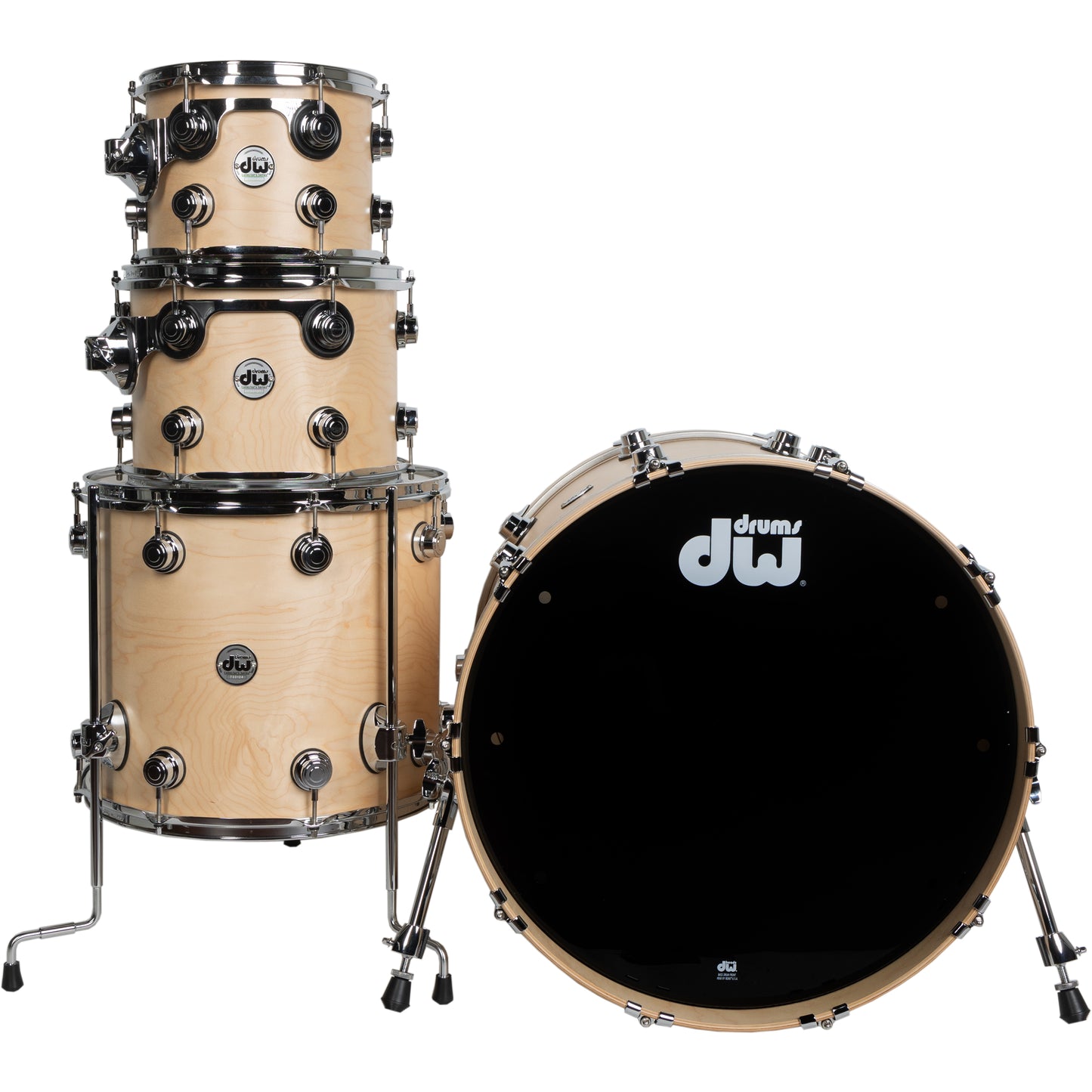 Drum Workshop Collectors Series 4-Piece Shell Kit - Satin Natural