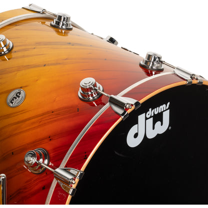 DW Collectors Series 5-Piece Shell Kit - Classic Fade Over Twisted Mineral Maple