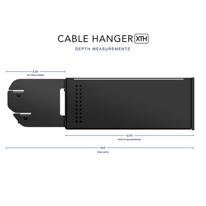 Flock Audio Patch XT DB25 Cable Hanger for XTH Patchbays