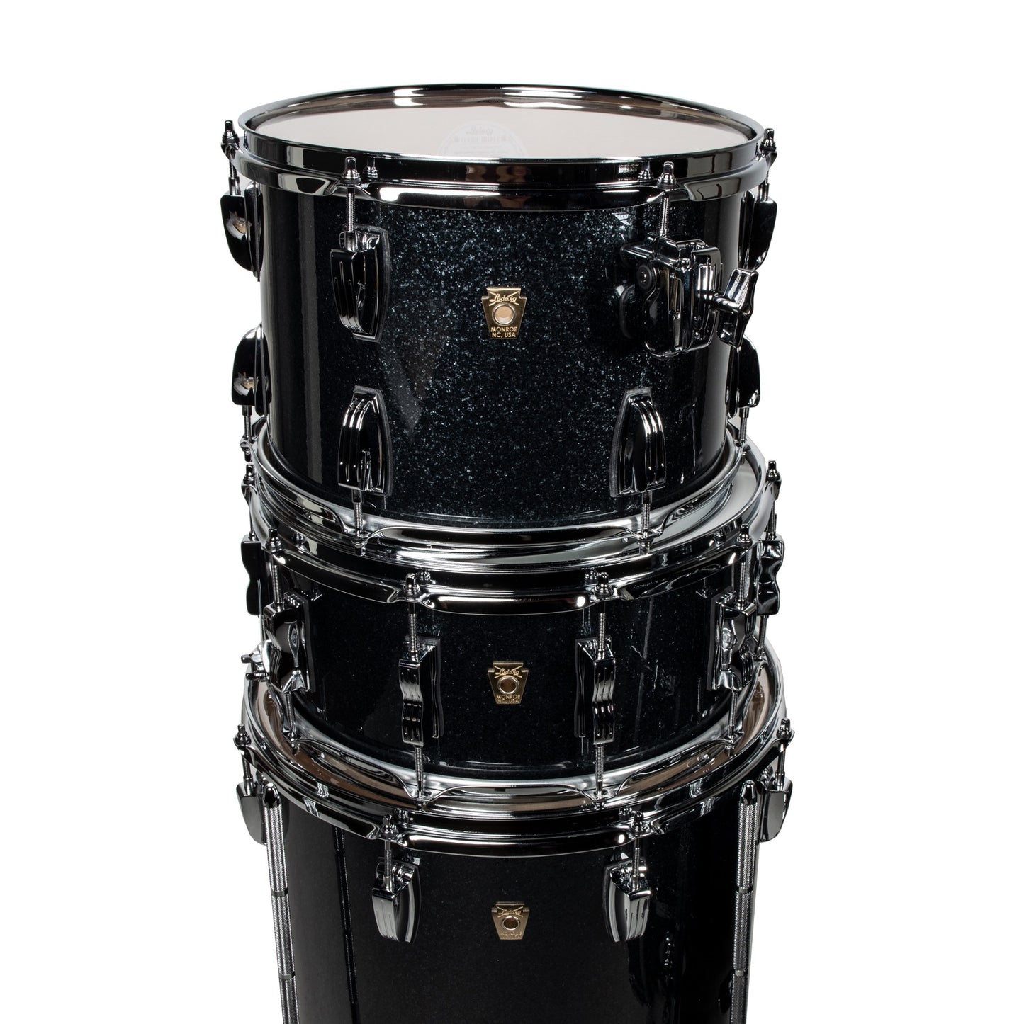 Ludwig Classic Maple 4-Piece Fab Kit - Black Sparkle