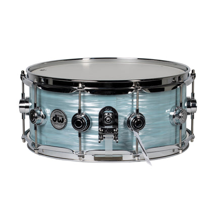 Drum Workshop Collectors Series 6x14 Snare Drum - Pale Blue Oyster