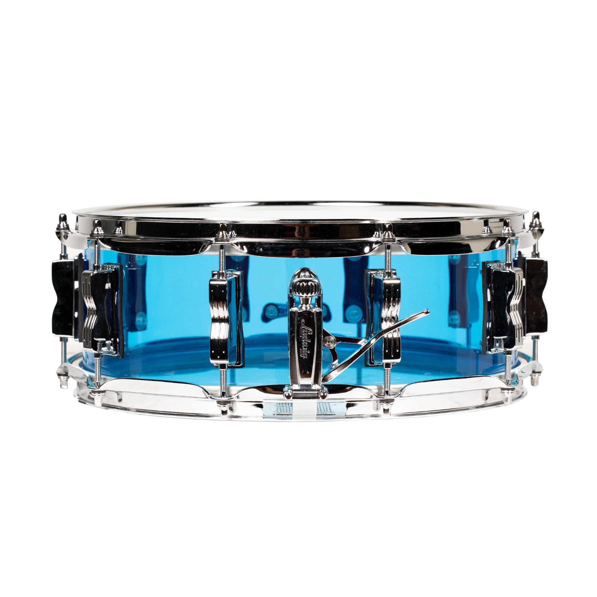 Ludwig Vistalite 14x5 Snare Drum w/ Supraphonic Snares, Blue