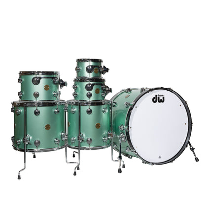 Drum Workshop Collectors Jazz Series 6-Piece Shell Pack - Mint Metallic