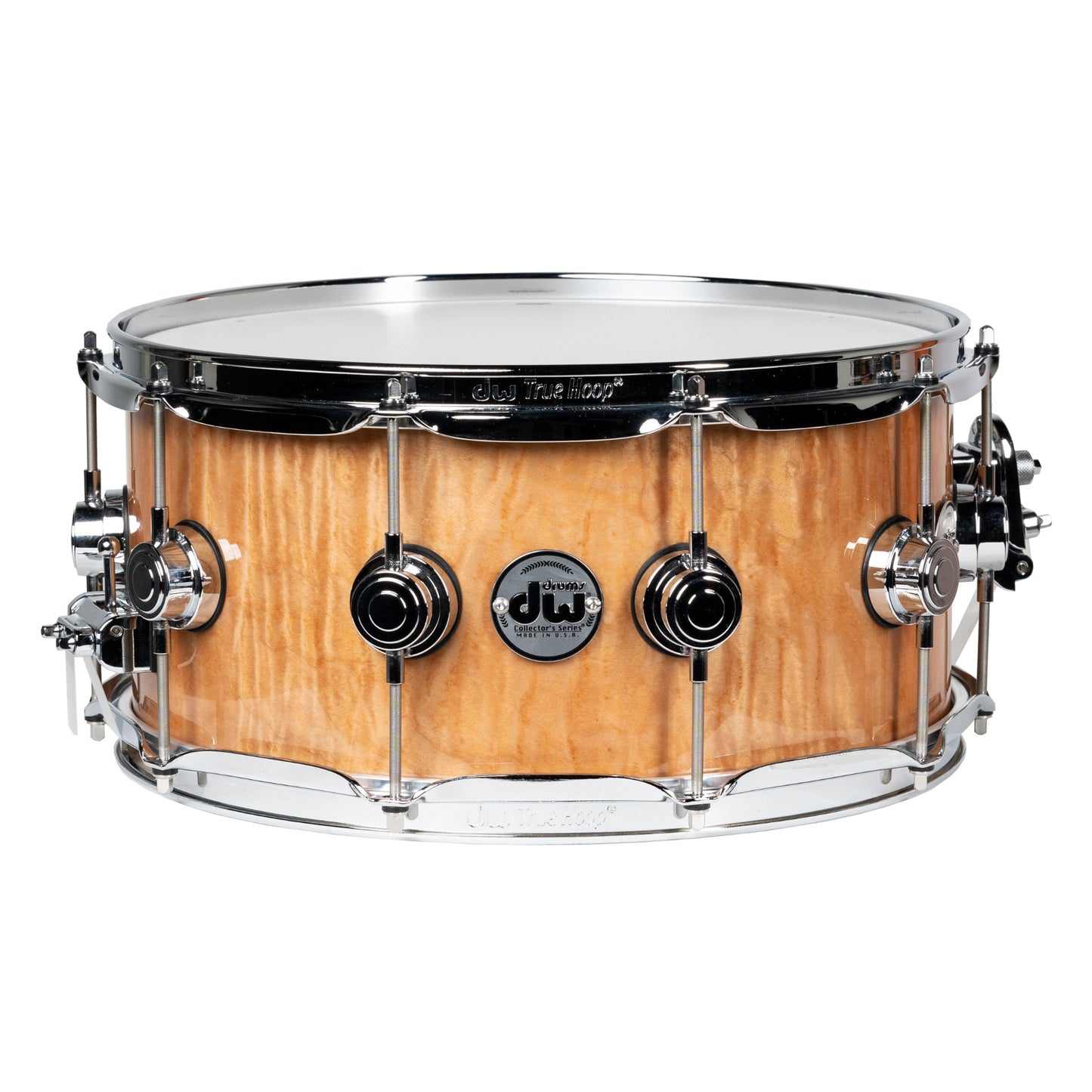 Drum Workshop Collectors Series 6.5x14 Snare Drum - Natural Super Curly Maple