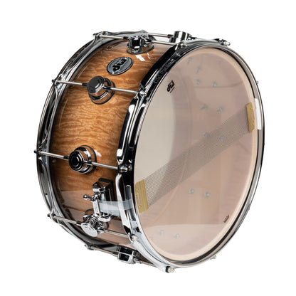 Drum Workshop Collectors Series 7x14 Snare Drum - Black Burst over Curly Maple