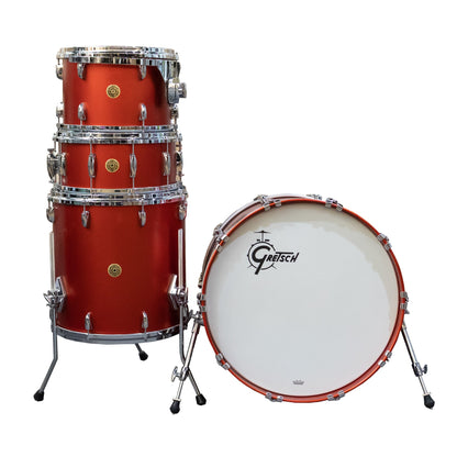 Gretsch USA Custom 4-Piece Shell Kit - Satin Dakota Red