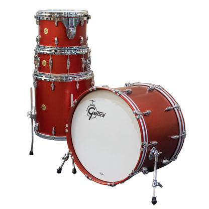 Gretsch USA Custom 4-Piece Shell Kit - Satin Dakota Red