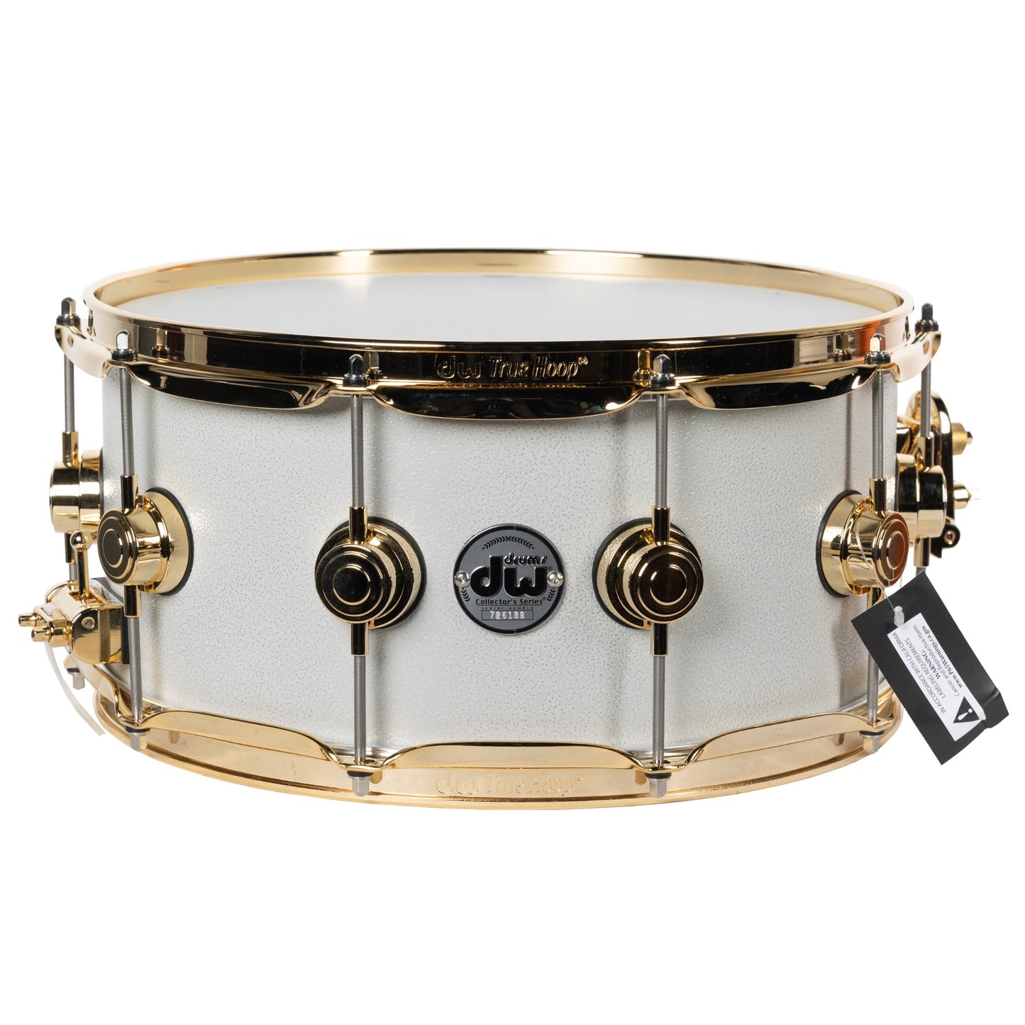 Drum Workshop Collectors Series 6.5x14 Snare Drum - Power Coated White