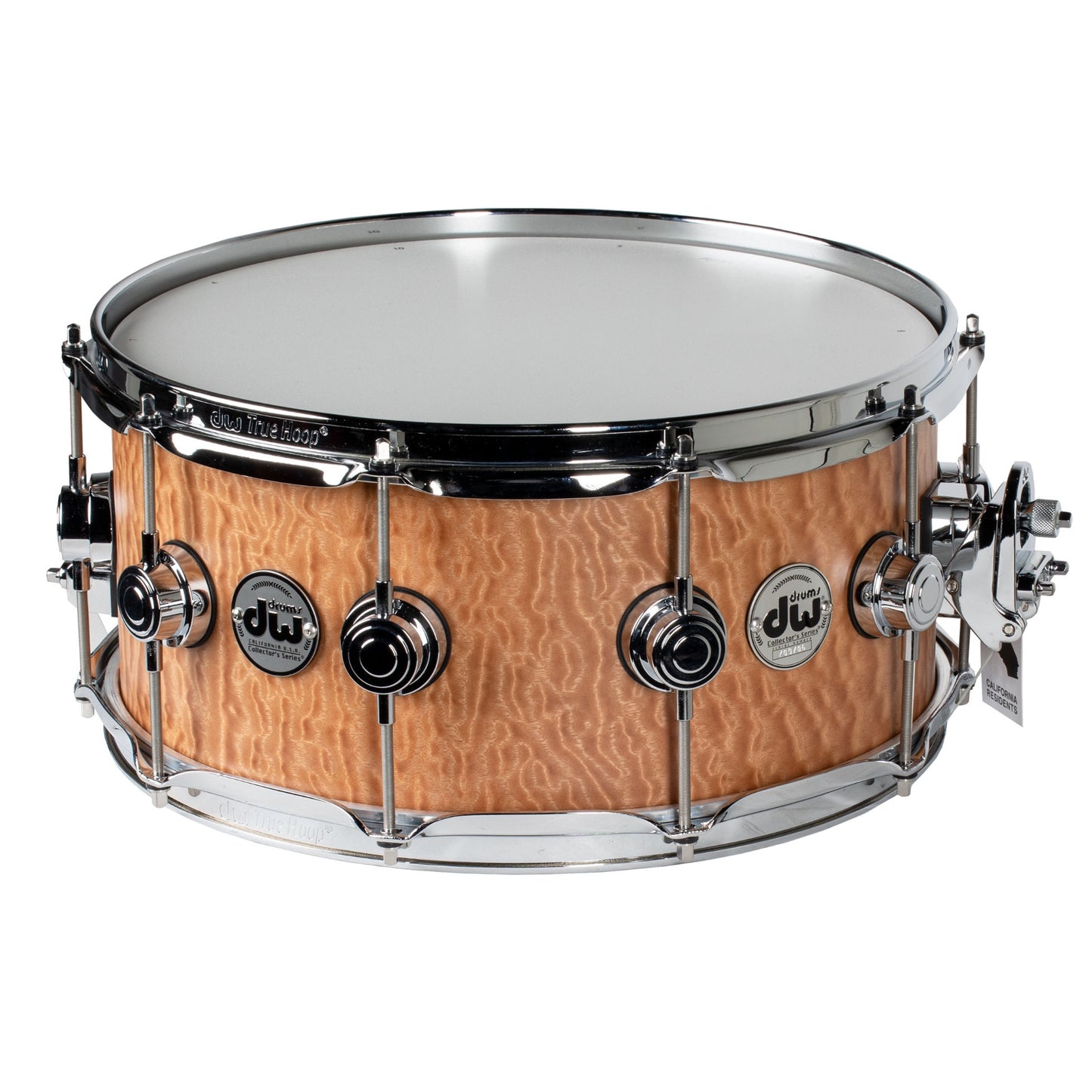 Drum Workshop Collectors 6.5x14 Private Reserve Snare - Satin Natural Moabi