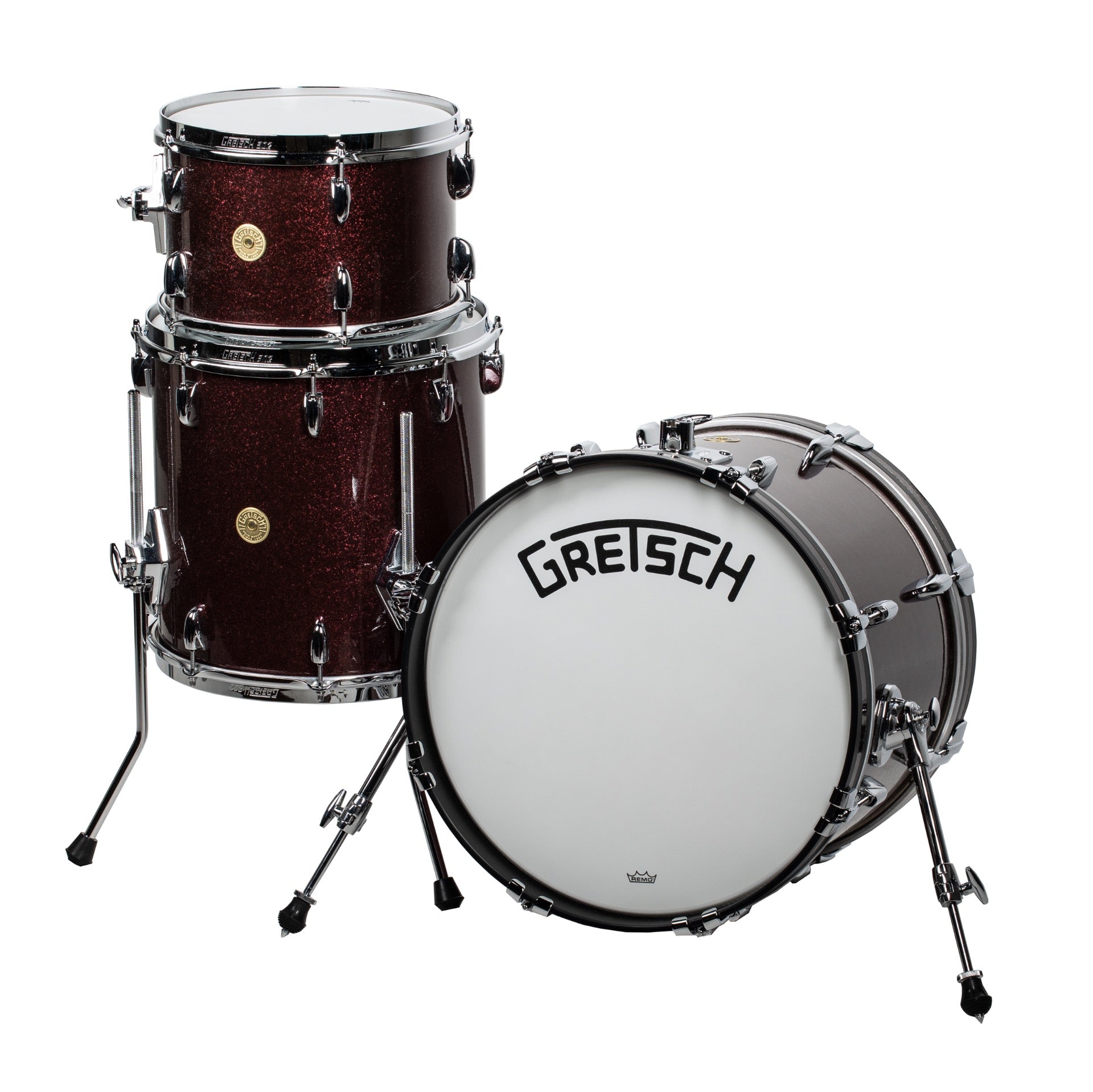 Gretsch Broadkaster Series 3-Piece Bop Kit - Merlot Sparkle – Alto