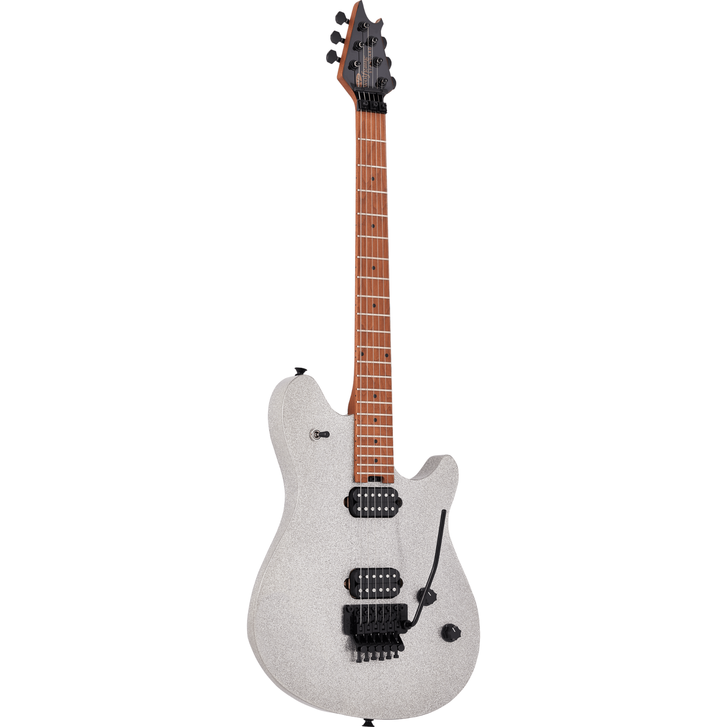 EVH Wolfgang® Standard Electric Guitar Baked Maple Fingerboard, Silver Sparkle