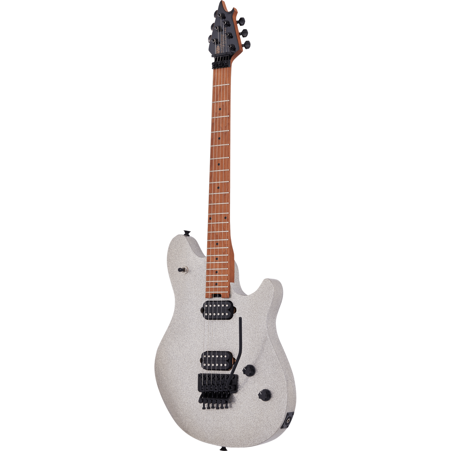 EVH Wolfgang® Standard Electric Guitar Baked Maple Fingerboard, Silver Sparkle