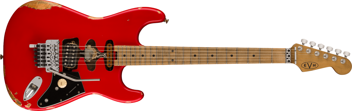 EVH Frankenstein Relic Series Electric Guitar - Maple Fingerboard, Red