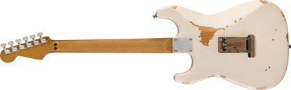 EVH Frankenstein Relic Series Electric Guitar - Maple Fingerboard, White