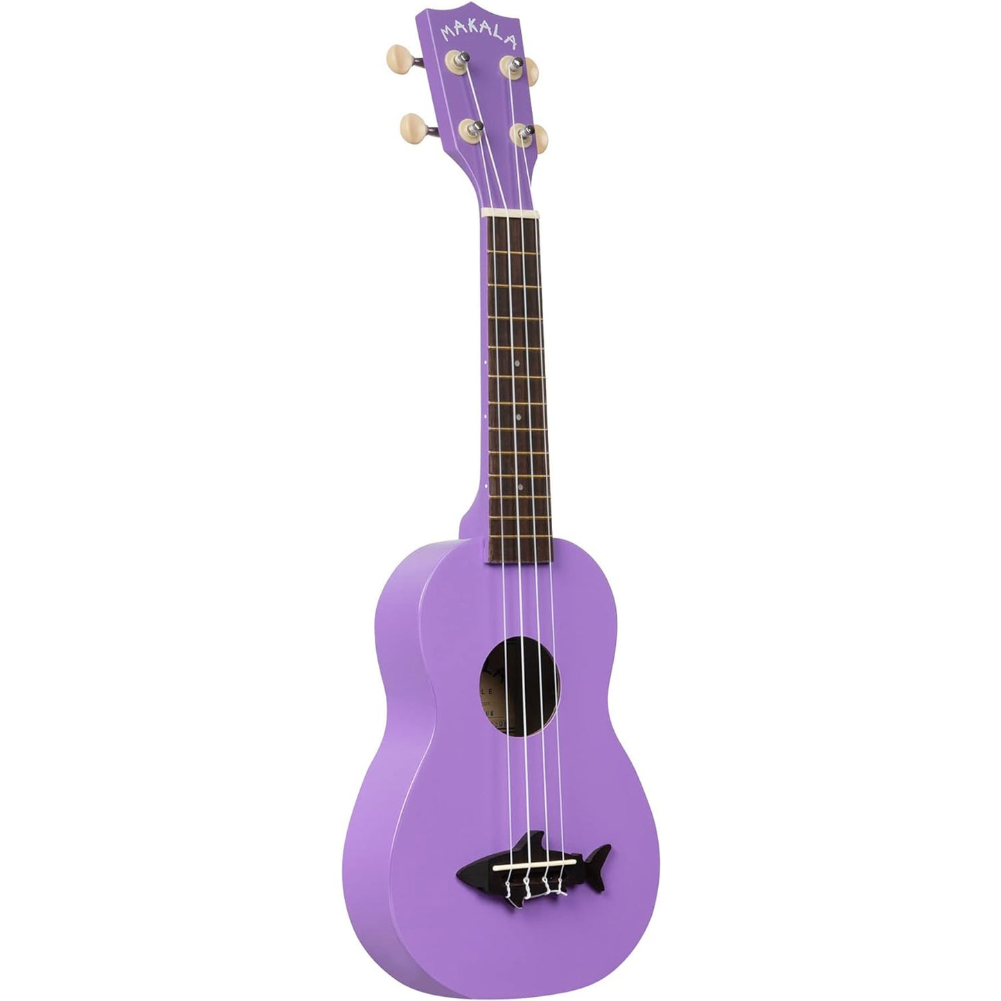 Kala Makala Shark Bridge Soprano 4-String Ukulele - Purple