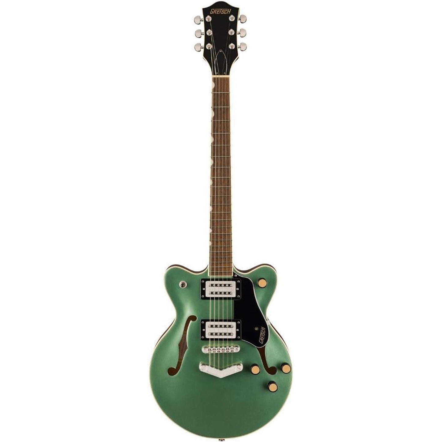 Gretsch G2655 Streamliner Center Block Jr. Double-Cut Semi-hollowbody Guitar - Steel Olive