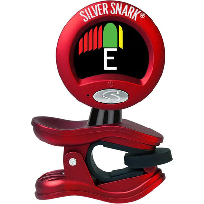 Snark SIL-RED Snark Hyper-Fast Clip-On Chromatic Tuner - Red/Silver