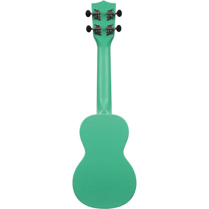 Kala Waterman Beach Collection Soprano Ukulele with Gig Bag - Sea Foam Green