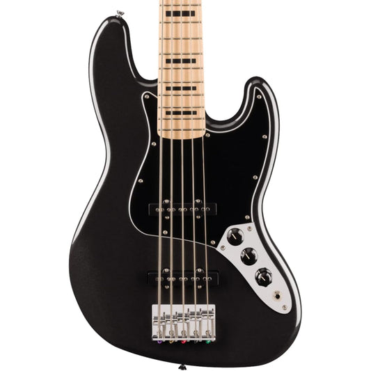 Squier Affinity Series Active Jazz Bass V - Black Metallic