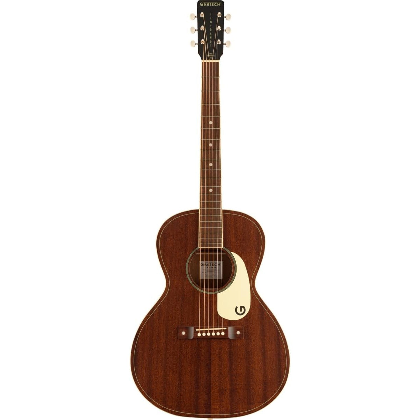 Gretsch Jim Dandy Concert Acoustic Guitar - Frontier Stain, Walnut Fingerboard, Aged White Pickguard