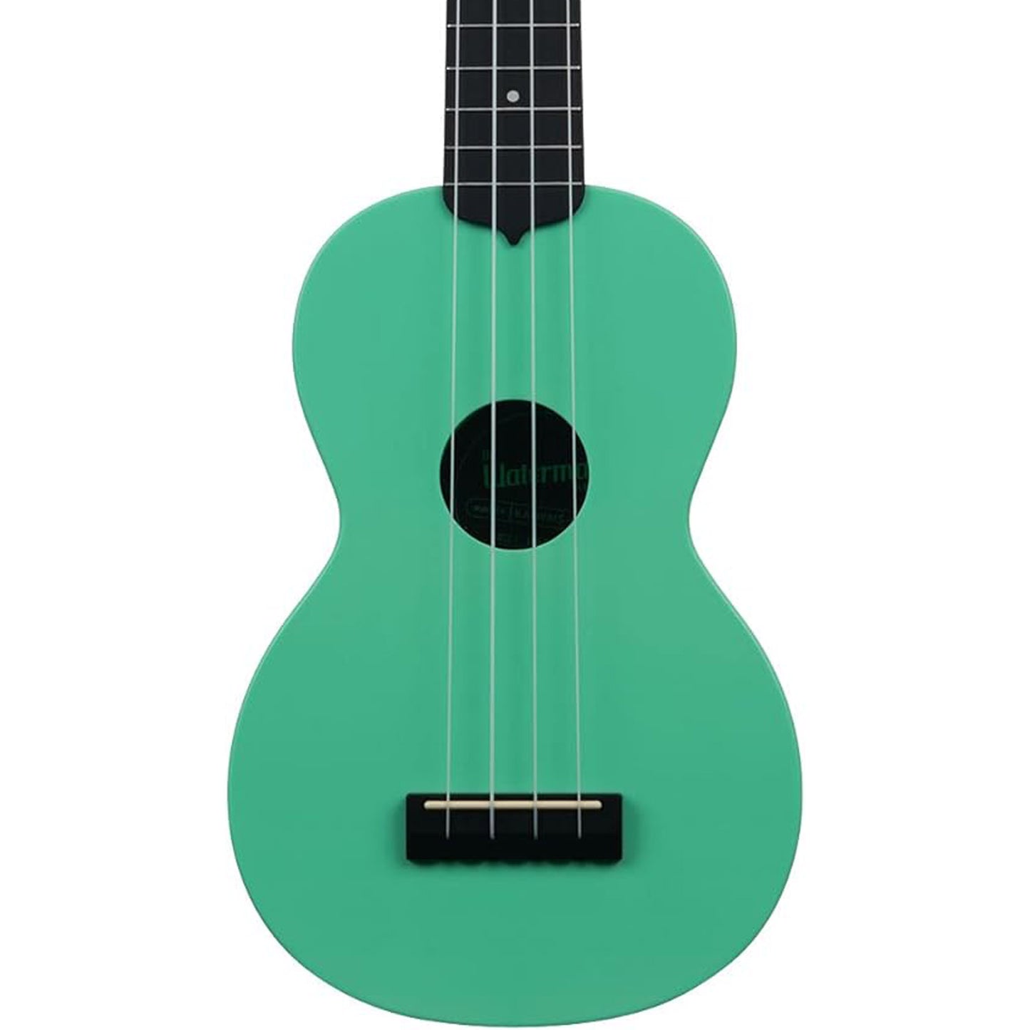 Kala Waterman Beach Collection Soprano Ukulele with Gig Bag - Sea Foam Green