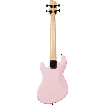 Kala Solidbody U-Bass Electric Bass Guitar - Pale Pink