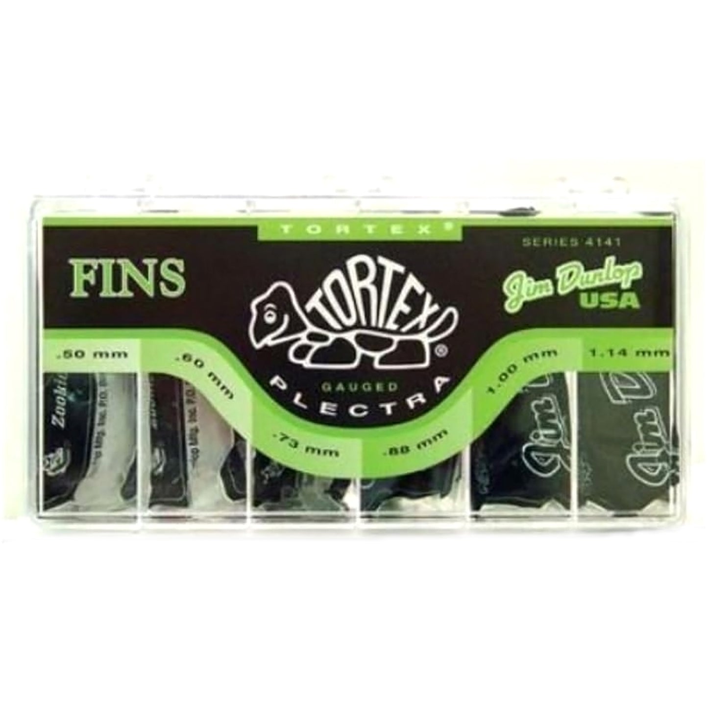 Jim Dunlop 4141 Tortex Fin Guitar Pick Cabinet - 216 Picks