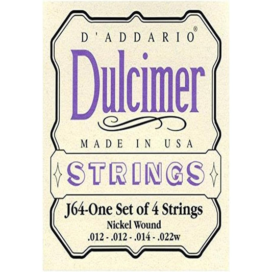 D'Addario J64 Dulcimer Nickel 4-String