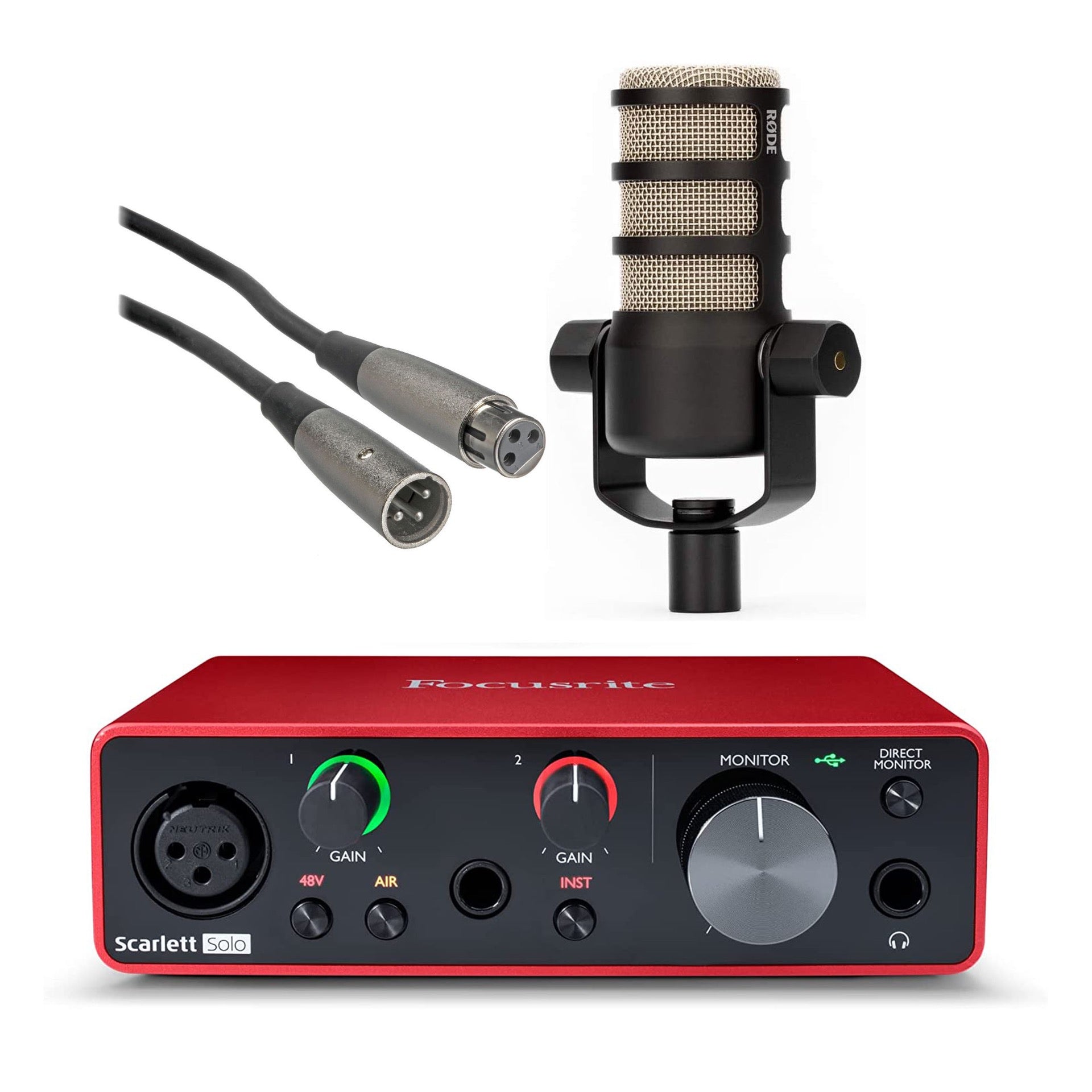 Focusrite Scarlett Solo 3rd Gen 2-In, 2-Out USB Audio Interface