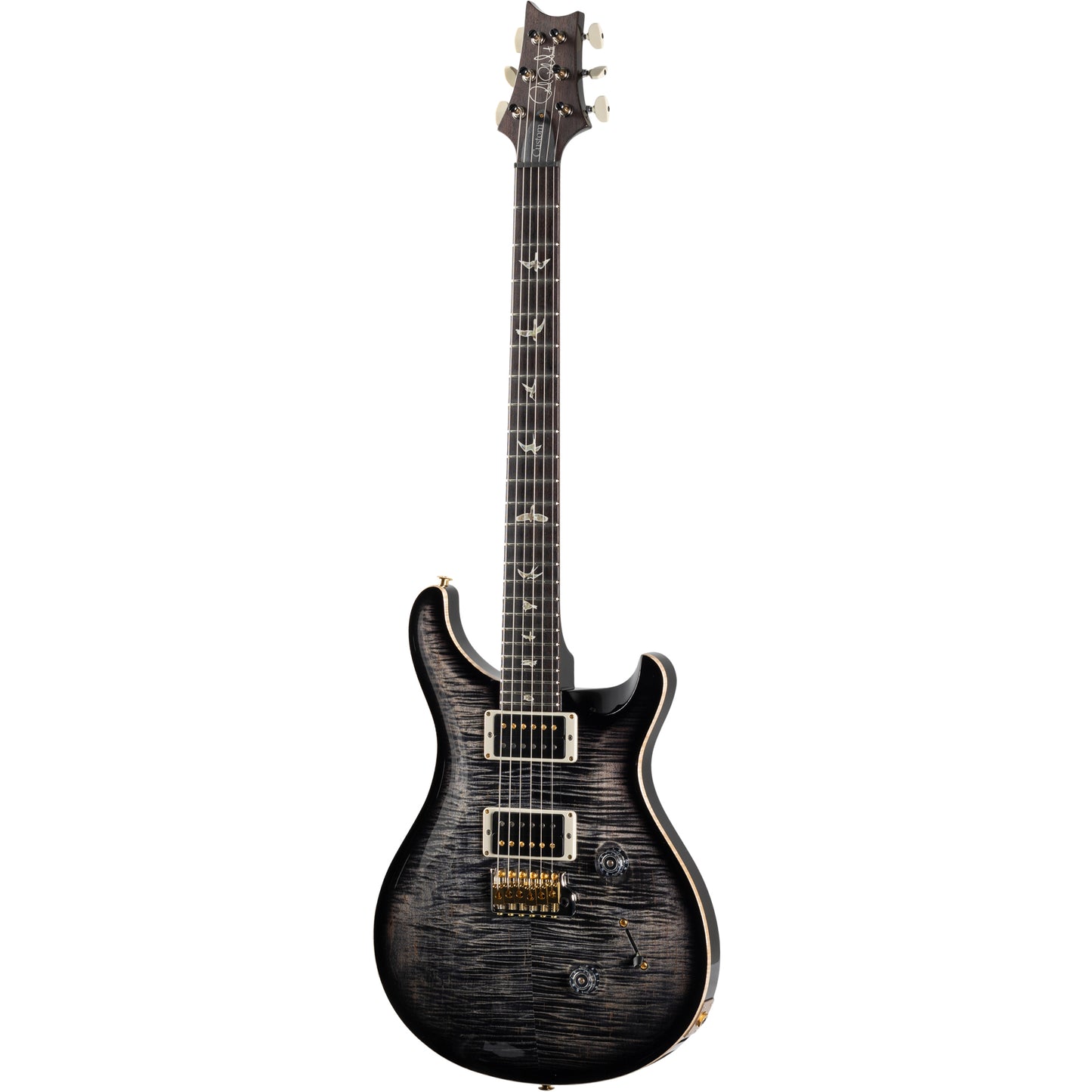 PRS Custom 24 10 Top Electric Guitar, Charcoal Burst