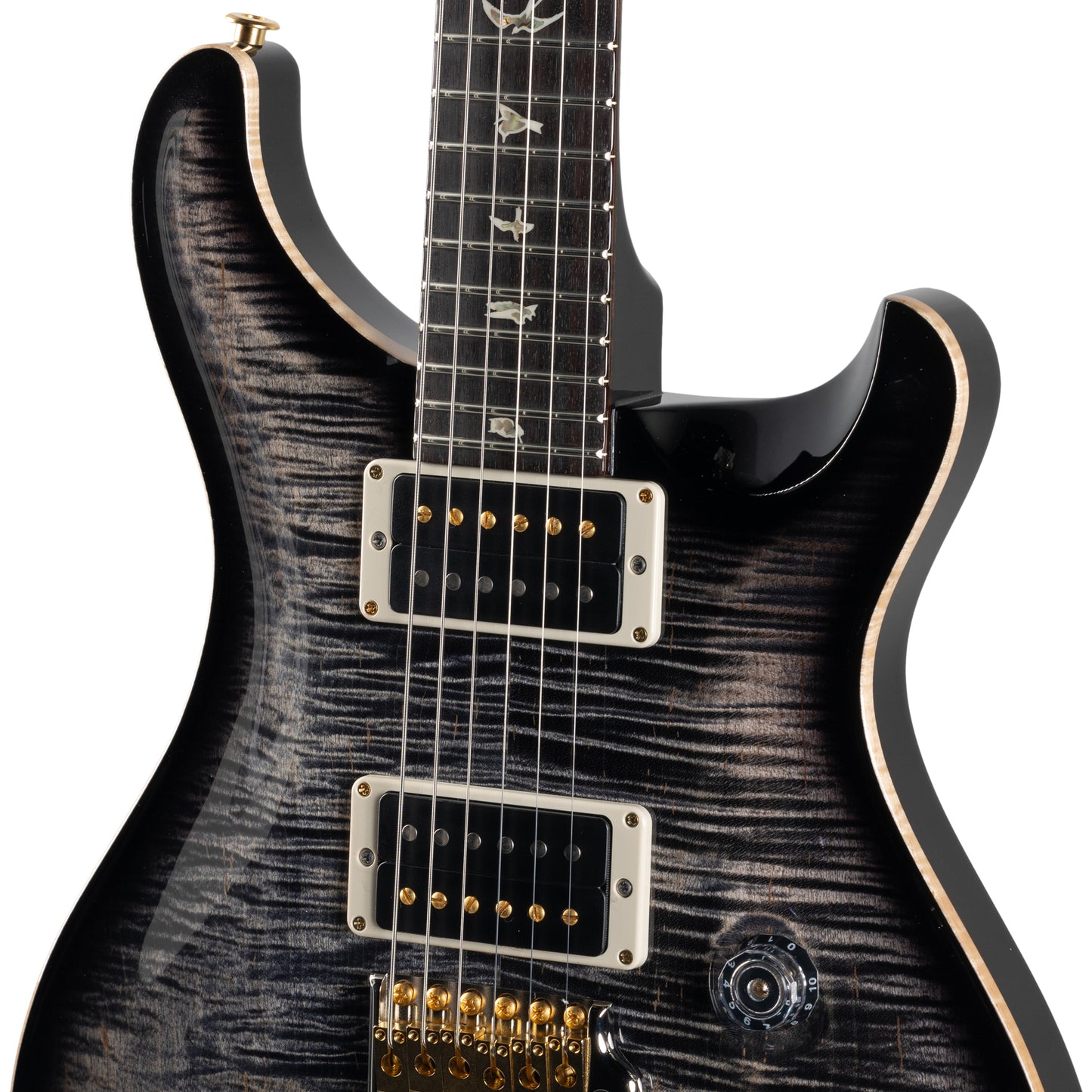 PRS Custom 24 10 Top Electric Guitar, Charcoal Burst