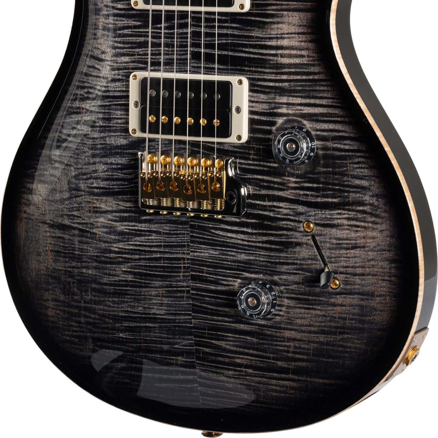 PRS Custom 24 10 Top Electric Guitar, Charcoal Burst