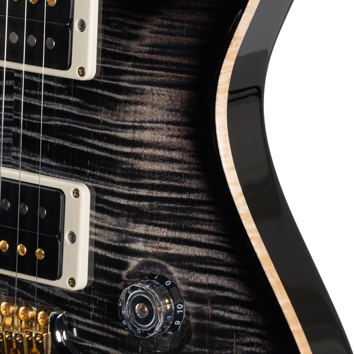 PRS Custom 24 10 Top Electric Guitar, Charcoal Burst