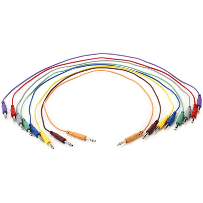 Hosa CSS-890 Patch Cable 1/4"" TRS to Same 3ft 8pc