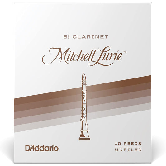 Rico Mitchell Lurie Bb Clarinet 10-Pack, 2.5 Strength