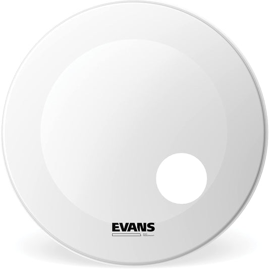 Evans BD22RGCW EQ3 Resonant Coated White Bass Drum Head, 22 Inch