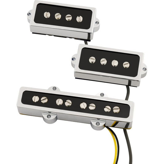 Fender Cobalt Chrome P/J Set Bass Guitar Pickup Set