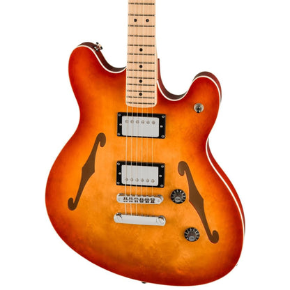 Squier Affinity Series Starcaster Deluxe Semi-Hollowbody - Maple Fingerboard, Sienna Sunburst